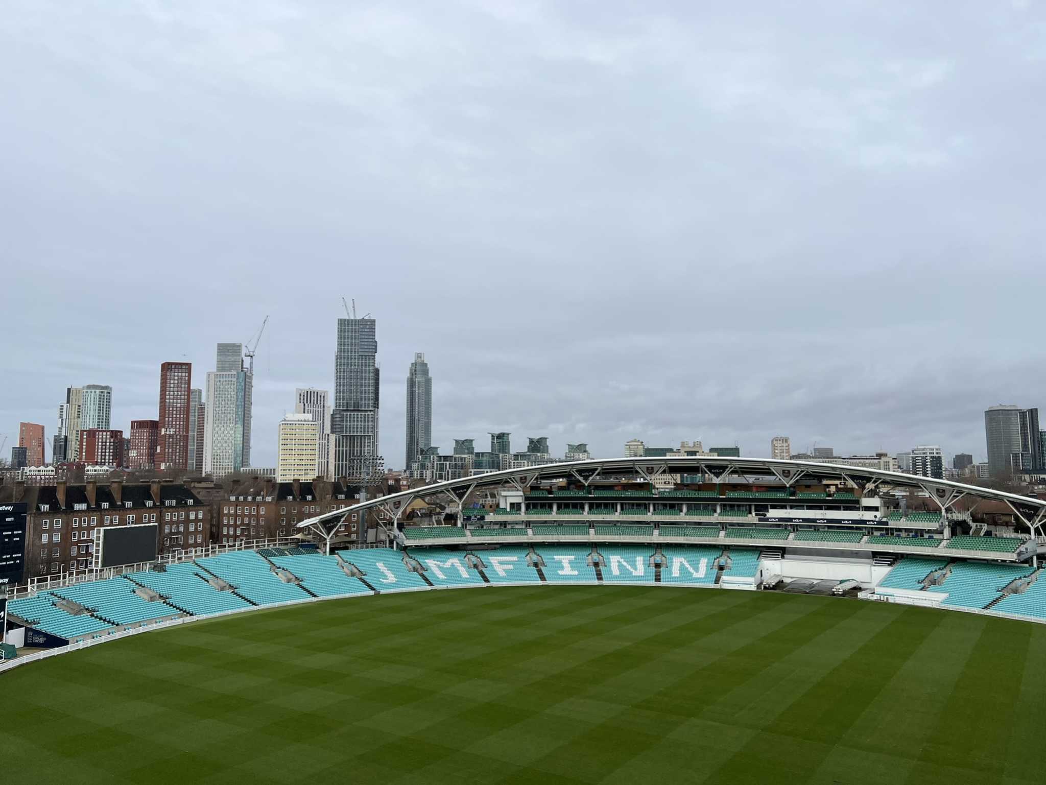Oval cricket ground